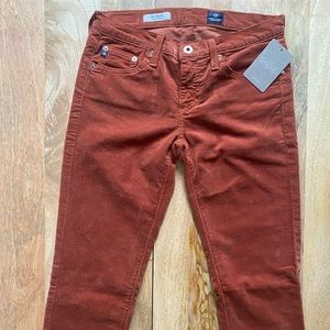 AG Adriando Golschmied Corduroy Pants Burnt Orange